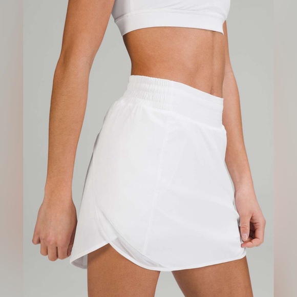 Lululemon Hotty Hot HR Skort Long in White - Picture 2 of 6